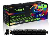 TK-8365 TK-8365K TK-8365C TK-8365M TK-8365Y Compatible for Kyocera Toner Cartridge with Chip TASKalfa Printers (1 Pack Black)