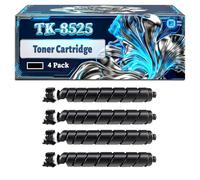 TK-8525 Toner Cartridge Compatible for Kyocera TASKalfa 4052ci 4053ci Printers, With Chip Large Capacity 30000 Pages (4 Pack Black)