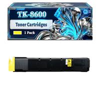 TK-8600 Toner Cartridges Compatible for Kyocera FS-C8600DN FS-C8650DN Printers, With Chip Large Capacity 40000 Pages (1 Pack Yellow)