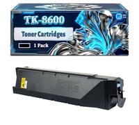 TK-8600 Toner Cartridges Compatible for Kyocera FS-C8600DN FS-C8650DN Printers, With Chip Large Capacity 40000 Pages (1 Pack Black)