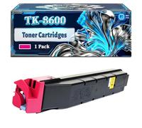 TK-8600 Toner Cartridges Compatible for Kyocera FS-C8600DN FS-C8650DN Printers, With Chip Large Capacity 40000 Pages (1 Pack Magenta)