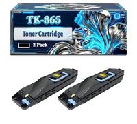 TK-865 Toner Cartridge Compatible for Kyocera TASKalfa 250ci 300ci Printers, With Chip Large Capacity 20000 Pages (2 Pack Black)