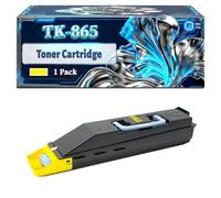 TK-865 Toner Cartridge Compatible for Kyocera TASKalfa 250ci 300ci Printers, With Chip Large Capacity 20000 Pages (1 Pack Yellow)