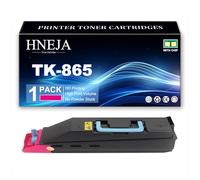 TK-865 Toner Cartridge, Compatible TK-865K TK-865C TK-865M TK-865Y Toner Cartridges for Kyocera TASKalfa 250ci 300ci Printer,Magenta-1 Pack