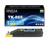TK-865 Toner Cartridge, Compatible TK-865K TK-865C TK-865M TK-865Y Toner Cartridges for Kyocera TASKalfa 250ci 300ci Printer,Yellow-1 Pack