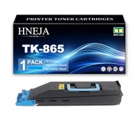 TK-865 Toner Cartridge, Compatible TK-865K TK-865C TK-865M TK-865Y Toner Cartridges for Kyocera TASKalfa 250ci 300ci Printer,Cyan-1 Pack