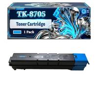 TK-8705 Toner Cartridge Compatible for Kyocera TASKalfa 6550ci 6551ci 7550ci 7551ci Printers, With Chip Large Capacity 70000 Pages (1 Pack Cyan)