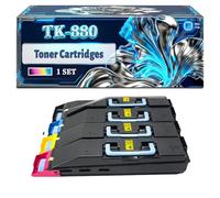 TK-880 TK880 Toner Cartridges Compatible for Kyocera FS-C8500DN Printers, With Chip Large Capacity 35000 Pages (1 Pack Magenta)