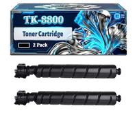 TK-8800 Toner Cartridge Compatible for Kyocera ECOSYS P8060cdn Printers, With Chip Large Capacity 30000 Pages (2 Pack Black)