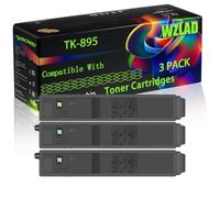 TK-895 Compatible for Kyocera Toner Cartridges with Chip FS-C8020MFP FS-C8025MFP FS-C8520MFP Printers (3 Pack Black)