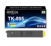 TK-895 Toner Cartridge, Compatible TK-895K TK-895C TK-895M TK-895Y Toner Cartridges for Kyocera FS-C8020MFP FS-C8025MFP FS-C8525MFP FS-C8520MFP Printer,Yellow-1 Pack