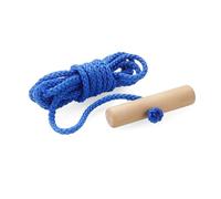 TK Gruppe Timo Klingler Sledge Rope Pull Rope 1.50 m 150 cm Loop Meter Pull Cord for Sledge and Sledge in Winter, Children (White), blue