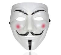 TK Gruppe Timo Klingler Vendetta Mask as Costume Accessory for Men and Women, Children and Adults at Anonymous Fancy Dress and Carnival