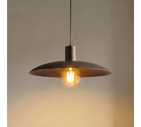 TK Lighting Astra pendant light, brown, metal, Ø 41 cm, E27