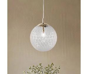 TK Lighting Cadix pendant light made of glass, 1-bulb, Ø 30 cm