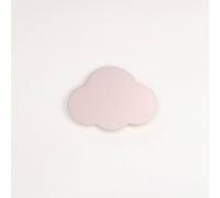 TK Lighting Cloud wall light, pink, 38 cm wide, metal, cloud, G9