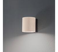 TK Lighting Eve wall light, beech, wood, Ø 8 cm, GU10
