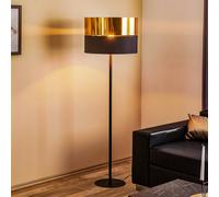 TK Lighting Hilton floor lamp, black/gold