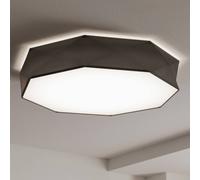 TK Lighting Kantoor New ceiling light, Ø 88 cm, black