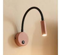 TK Lighting Lagos wall light, red/black, G9, height 45 cm, metal