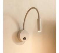TK Lighting Lagos wall light, sand/black, G9, height 45 cm, metal