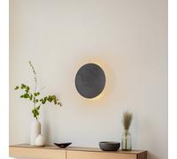 Edit Luna 2 Light Flush Wall Light - Black