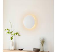 TK Lighting Lunia New wall light, white, Ø 30 cm