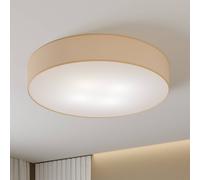 TK Lighting Rondo ceiling light, beige Ø 80 cm