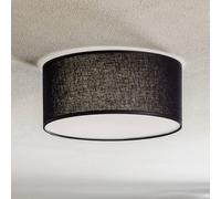 TK Lighting Rondo ceiling light, black, Ø 30 cm