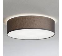 TK Lighting Rondo ceiling light, grey Ø 45 cm