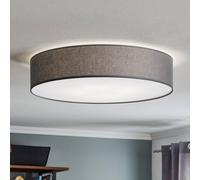 TK Lighting Rondo ceiling light, grey Ø 60 cm