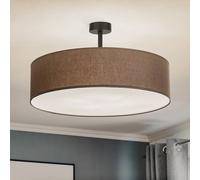 TK Lighting Rondo ceiling light with spacing, grey Ø 60cm
