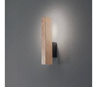 TK Lighting Teo LED wall lamp, pine, 31 cm, 3000 K