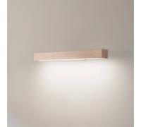 TK Lighting Teo LED wall lamp, pine, 46 cm, 3000 K