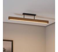 TK Lighting Teo LED wooden ceiling light, pine, 96 cm, 3000 K