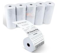 TK Thermal King, (10 Rolls) 3 1/8" x 230' Thermal Paper, Premium Quality POS Receipt Paper for Retail Business Cash Register, Fits Most Credit Card Terminal Point Of Sale