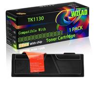 TK1130 Compatible for Kyocera Toner Cartridge with Chip ECOSYS M2030dn ECOSYS M2530dn FS-1030MFP Multifunction FS-1035MFP Printers (1 Pack Black)