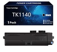TK1140 Toner Cartridge for Kyocera TK1140 TK-1140 TK 1140 Toner Compatible for Kyocera ECOSYS M2035dn M2535dn FS-1035MFP FS-1135MFP Printer with Chip,Black-1 Pack