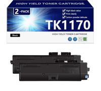 TK1170 Toner Cartridge Extra High Yield Compatible for Kyocera ECOSYS M2040dn M2540dw M2640idw Printers, Clear and Sharp,Black-2 pack