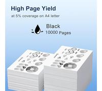 TK1260 Toner Cartridge High Yield for Kyocera TK1260 TK-1260 TK 1260 Compatible for Kyocera ECOSYS PA4000wx PA4000x Printer with Chip,Black-1 Pack