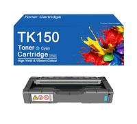 TK150 4 Color Toner Cartridge High Yield Replacement for Kyocera Mita FS-C1020MFP FS-C1020MFP Printer,TK150 -Cyan