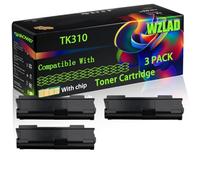 TK310 Compatible for Kyocera Toner Cartridge with Chip FS-2000 FS-2000D FS-2000DN FS-3900 Printers (3 Pack Black)