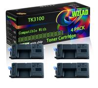 TK3100 Compatible for Kyocera Toner Cartridge with Chip FS-2100D FS-2100DN ECOSYS M3040dn MFP M3540dn Printers (4 Pack Black)