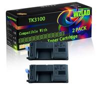 TK3100 Compatible for Kyocera Toner Cartridge with Chip FS-2100D FS-2100DN ECOSYS M3040dn MFP M3540dn Printers (2-Pack Black)