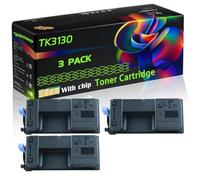 TK3130 Compatible for Kyocera Toner Cartridge with Chip ECOSYS M3550idn ECOSYS M3560idn FS-4200 Printers (3 Pack Black)