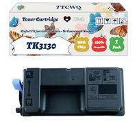 TK3130 Toner Cartridge Compatible for Kyocera ECOSYS M3550idn ECOSYS M3560idn FS-4200DN FS-4300DN Printers, with Chip, High Yield 25000 Pages, High-Definition Printing (1 Pack Black)