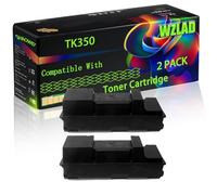 TK350 Compatible for Kyocera Toner Cartridge with Chip FS-3040MFP FS-3140MFP FS-3540MFP FS-3640MFP Printers (2-Pack Black)