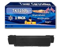 TK5150 Toner Cartridges Compatible for Kyocera ECOSYS M6035cidn M6535cidn P6035cdn Printers, High-Definition Printing Effect with Chip, 12000 Pages (1 Pack Black)