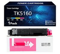 TK5160 Toner Cartridge High Yield Replacement for Kyocera TK5160 TK5160K TK5160C TK5160Y TK5160M Toner Compatible for Kyocera ECOSYS P7040cdn Printer with Chip,Magenta-1 Pack