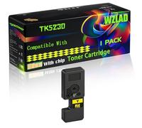 TK5230 Compatible for Kyocera Toner Cartridge with Chip Ecosys M5521cdn M5521cdw P5021 P5021cdn Printer (1 Pack Yellow)